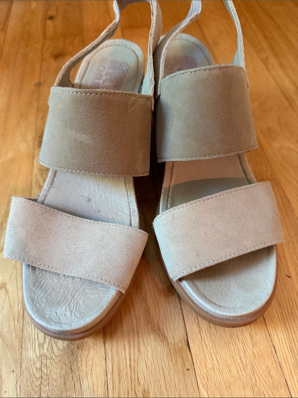 Sorel Heeled Wedge Sandal